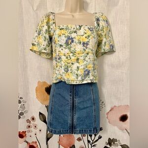 Abercrombie Puff Sleeve Top